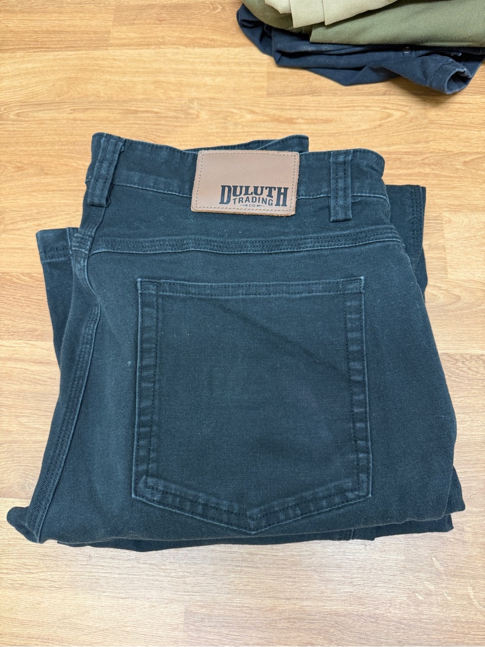 Duluth Trading Men’s Flex Fire Hose Black Jeans